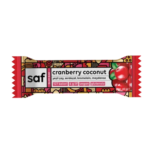 Saf Nutrition Cranberry Coconut Slim Bar Ka Kalori Besin De Eri