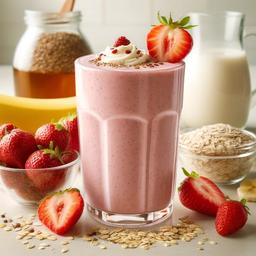 Çilekli Keten Tohumlu Smoothie