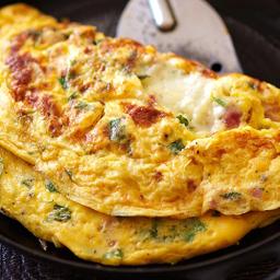 Kızarmış Domatesli Yeşil Omlet   Kaç Kalori?