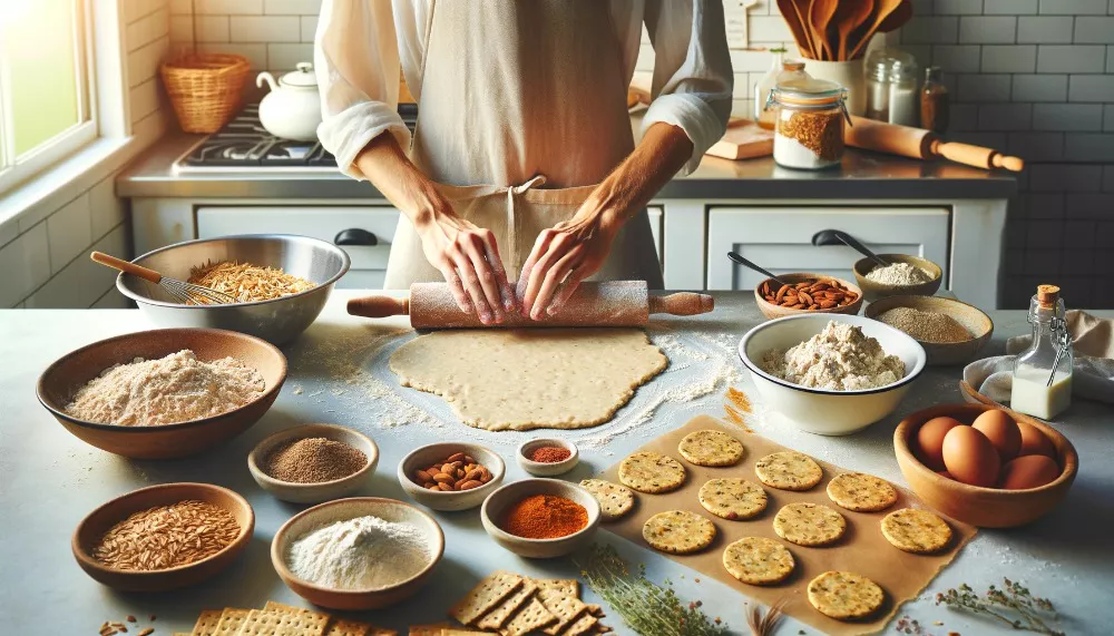 Vegan Peynirli Kraker Tarifi