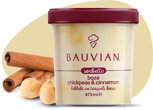 Bauvian Leblebi ve Tarçınlı Boza Dondurma