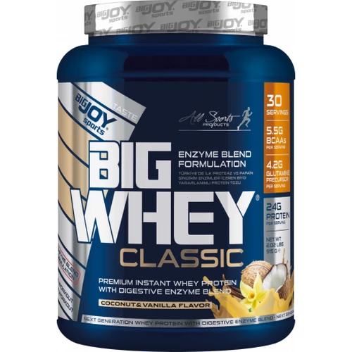 BigJoy Whey Protein Classic (Hindistan Cevizi&Vanilya)