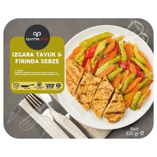 Gurmepack Izgara Tavuk & Fırında Sebze