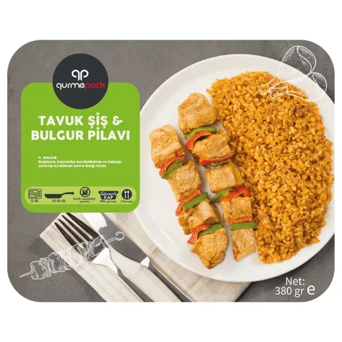 Gurmepack Tavuk Şiş & Bulgur Pilavı